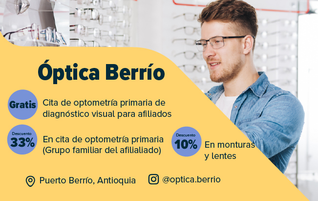 Hombre probándose gafas