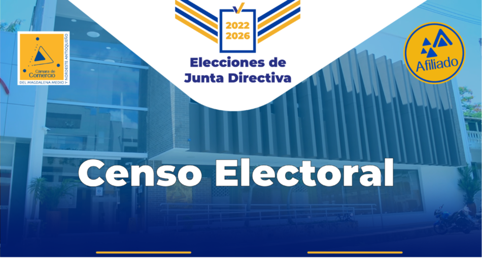 Elecciones de junta directiva 2022 2026, censo electoral